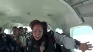 Birthday Sky Dive! Dare you not to laugh!