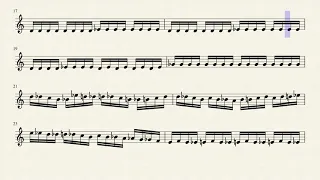 Flight of the Bumblebee Clarinet Arrangement by Rimsky-Korsakoff