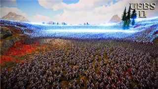 JEDI & GOLDEN KNIGHTS vs 4,000,000 HELLKNIGHTS & ZOMBIES | Ultimate Epic Battle Simulator 2 | UEBS 2