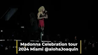 Madonna : The Celebration Tour : Miami - April 2024 - #AlohaJoaquin  #Madonna #TheCelebrationTour