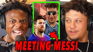 "Ronaldo Better!" - IShowSpeed Roasts Patrick Mahomes after Meeting Messi