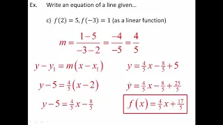 Supplementary Lesson - Lines in the Plane Review