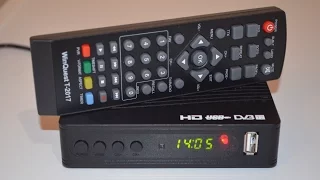 Суперновинка!  Winquest T-2017HD Недорогой DVB-T2  тюнер Т2  Обзор и настройка