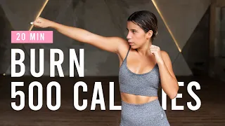 BURN 500 CALORIES with this 20 Minute Cardio Workout | HIIT Workout At Home