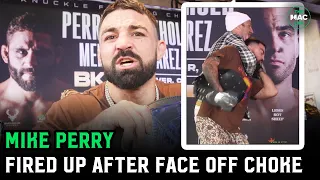 Mike Perry on Luke Rockhold's face off choke: “He's f*****d up in the head bro"