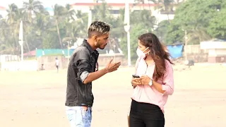 Prank on cute girls Ak Malik