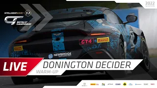 LIVE | Warm Up | Donington | Intelligent Money British GT Championship 2022