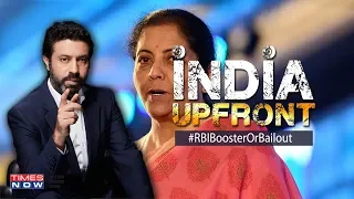 ₹1.76L cr bonanza for centre, but RaGa slams ‘loot of RBI’ | India Upfront With Rahul Shivshankar