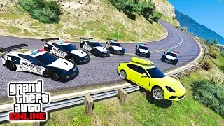 ПАНАМЕРА ПРОТИВ ЗЛЫХ ПОЛИЦЕЙСКИХ КОРВЕТОВ В GTA 5 ONLINE! ПОЛИЦЕЙСКИЕ ДОГОНЯЛКИ ГТА 5