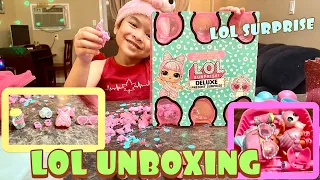 LOL SURPRISE DOLL AND PET ||  UNBOXING DELUXE PRESENT || INDAY ALEXA VLOG