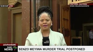 Senzo Meyiwa murder trial postponed to Monday: Chriselda Lewis reports