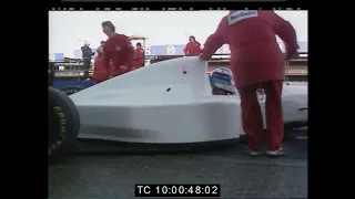 Mika Häkkinen testing the McLaren Lamborghini MP4/8B (1993)