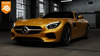 Mercedes AMG GT S - 3D Cinematic Animation Made in Blender 2.93