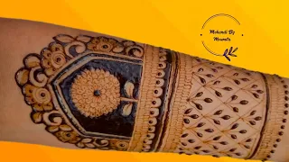 Very beautiful Stylish front hand mehendi design || Mehendi ka Design || Mehendi by Moumita