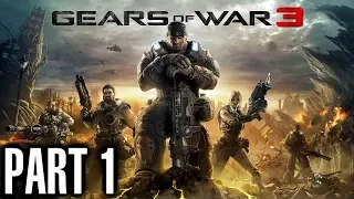 Gears of War 3 Xbox Walkthrough Part 1 - Act 1 Chapter 1