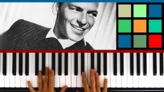 How To Play "Fly Me To The Moon Piano" Piano Tutorial (Frank Sinatra)