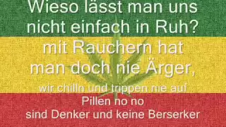 Ganja Man- Ich rauch mein Ganja  (text)