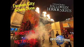 Demon City Scare Zone Halloween Horror Nights Hollywood 2021