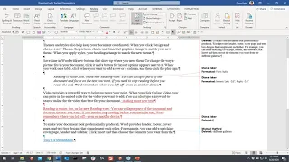 Tips & Tricks: Microsoft Word Track Changes and Document Comparison