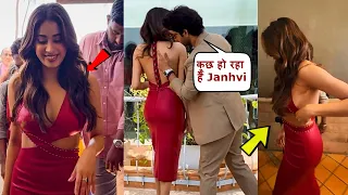 Janhvi Kapoor Feeling Uncomfortable When Raj Kumar Roy Touch Her In Wrong Way || Unseen Video