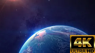 4K ORBIT A Journey Around Earth in Real Time 4K Remastered  Earth 4k earth song