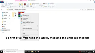 Whitty Chug jug mod download and set up tutorial