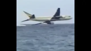 Hijacked Jet runs out of Fuel and Crashes into Ocean