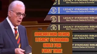 Pastor John MacArthur debuts Legacy Bible to Grace Church