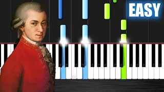 Mozart - Sonata No. 11 in A Major - EASY Piano Tutorial by PlutaX
