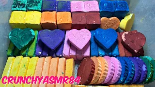 Rainbow Gym Chalk Crush | Sleep Aid | Oddly Satisfying | ASMR