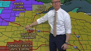 Minnesota weather live: December tornado watch, wind gusts