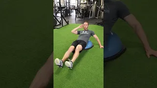 Ab/Core Workout - Bosu Pistol Crunches