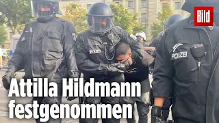 Nach Hetze auf Corona-Demo in Berlin nimmt Polizei Attila Hildmann fest