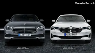 BMW 5-Series 2021 Vs Mercedes E-Class 2021 _ Design & Specs