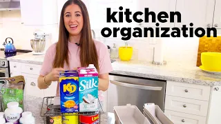 How to Clean, Declutter & Organize Your Kitchen Cupboards!