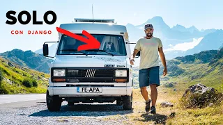 Viviendo SOLO en AUTOCARAVANA con mi PERRO | Los Alpes (Chamonix)