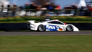 McLaren F1 GTR Spins, Flames and Loud Accelerations