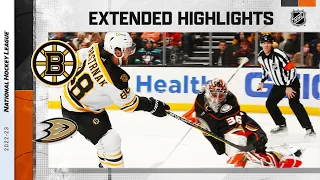 Boston Bruins vs. Anaheim Ducks Jan 8, 2023 HIGHLIGHTS