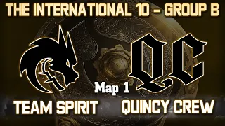 TEAM SPIRIT vs QUINCY CREW - 1 карта / Bo2 - Группа B / The International 10 [Lex & Shadoweh]