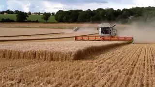 Biggest combine harvesters in the world!