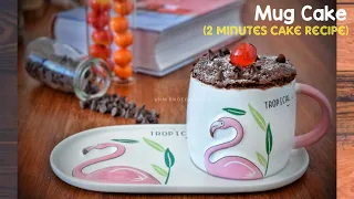 2 Min Mug Cake Recipe -Super Soft & Rich Eggless Microwave Cakes- Instant cake recipe- eggless cakes