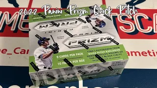 2022 Panini Prizm MLB Baseball Quick Pitch Box Break