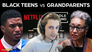 xQc Reacts to How Far Have We Come? Black Teens vs Grandparents | Middle Ground