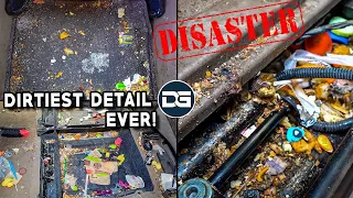 Deep Cleaning The NASTIEST Vehicle I've Ever Seen! | Insane 20 Hour Detailing Transformation