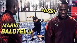 Mario Balotelli IMPRESSED By Football Freestylers ★ (SkillTwins)