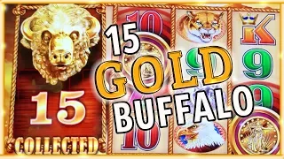 ⭐🐃 Joined the 15 GOLD Buffalo Club! 🎊 ✦ & MEGA Meltdown ✦ Slot Machine Pokies w Brian Christopher