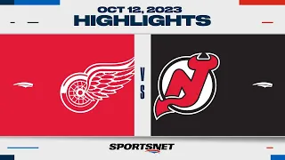 NHL Highlights | Red Wings vs. Devils - October 12, 2023