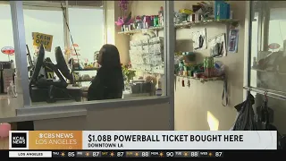 Downtown LA store owner reacts to selling winning ticket