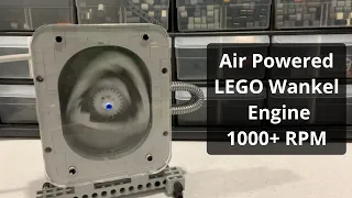 LEGO Pneumatic Wankel Engine | 1000+ RPM