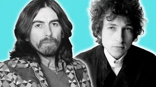 Bob Dylan, George Harrison and Jim Keltner